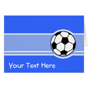 Balón de fútbol; Azul