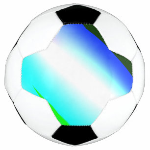 Balón De Fútbol Azul arcoiris de textura abstracta patrón arte t