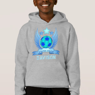 Balón de Fútbol Azul Neon   Regalos Deportivos Gen