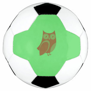 Balón De Fútbol Bala de fútbol de búho marrón
