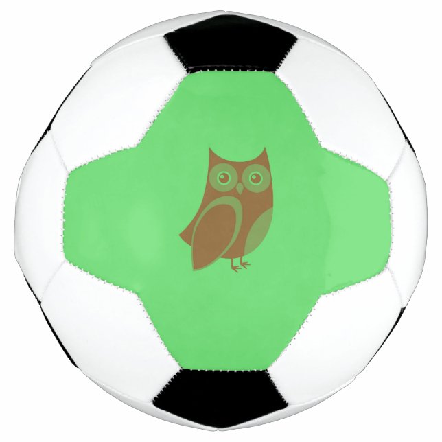 Balón De Fútbol Bala de fútbol de búho marrón (Anverso)