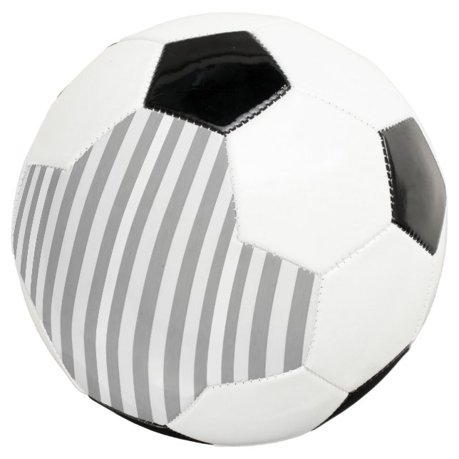 Balón De Fútbol Balas de fútbol Gris y franja blanca (Tres cuartos)