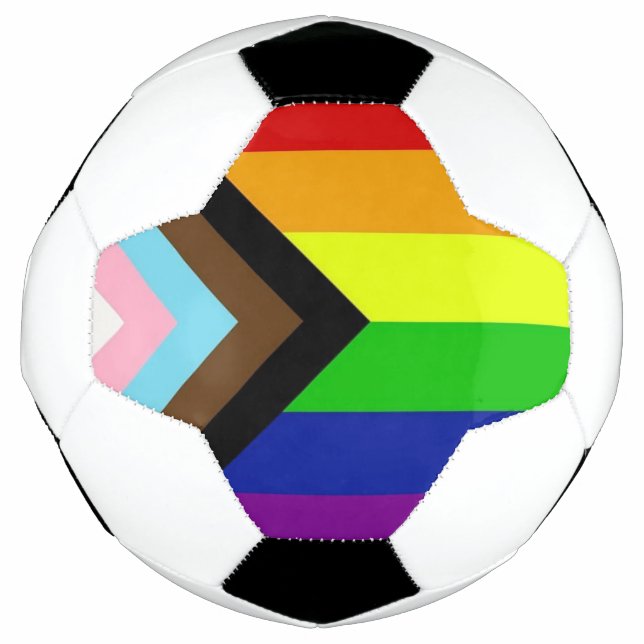 Balón De Fútbol Ball de fútbol del orgullo LGBTQ+ (Anverso)