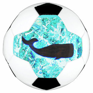 Balón De Fútbol ballena negra submarina Thunder_Cove
