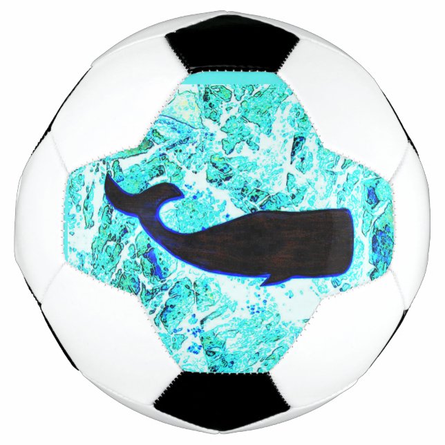 Balón De Fútbol ballena negra submarina Thunder_Cove (Anverso)