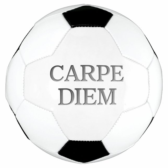Balón De Fútbol Baloncesto de fútbol Carpe Diem (Anverso)
