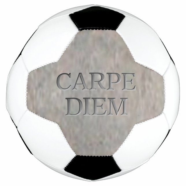 Balón De Fútbol Baloncesto de fútbol de Carpe Diem Stone (Anverso)