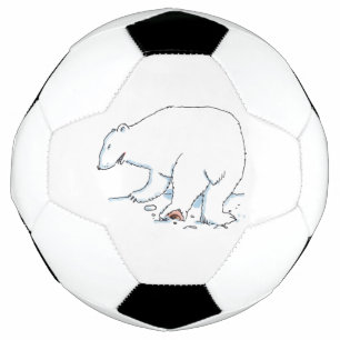 Balón De Fútbol Baloncesto de fútbol de oso polar