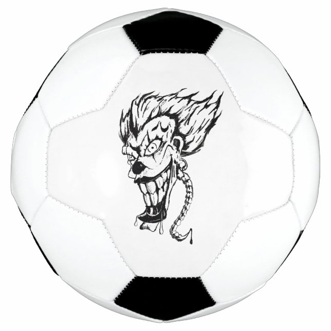 Balón De Fútbol Baloncesto de fútbol del mal (Anverso)