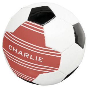 Balón De Fútbol Baloncesto de fútbol personalizado Tomate Red Stri