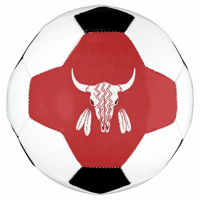 Balón De Fútbol Baloncesto de fútbol Red Ghost Dance Buffalo (Anverso)