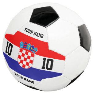 Balón De Fútbol Baloncesto de la bandera de Croacia con número de 