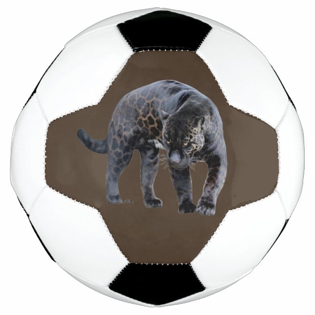 Balón De Fútbol Baloncesto marrón Jaguar Diablo (Anverso)