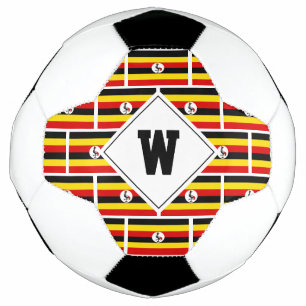 Balón De Fútbol Banda de fútbol monograma de la bandera de UGANDA