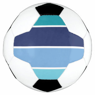 Balón De Fútbol Bandas azules