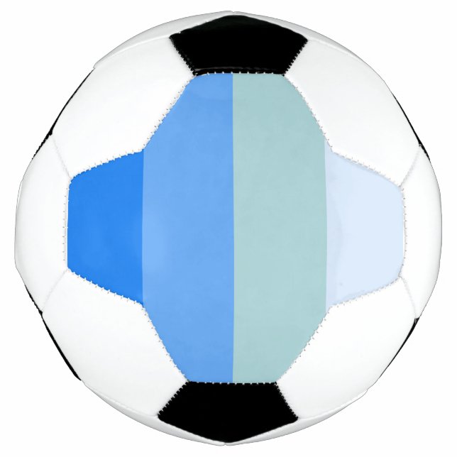 Balón De Fútbol Bandas azules (Anverso)