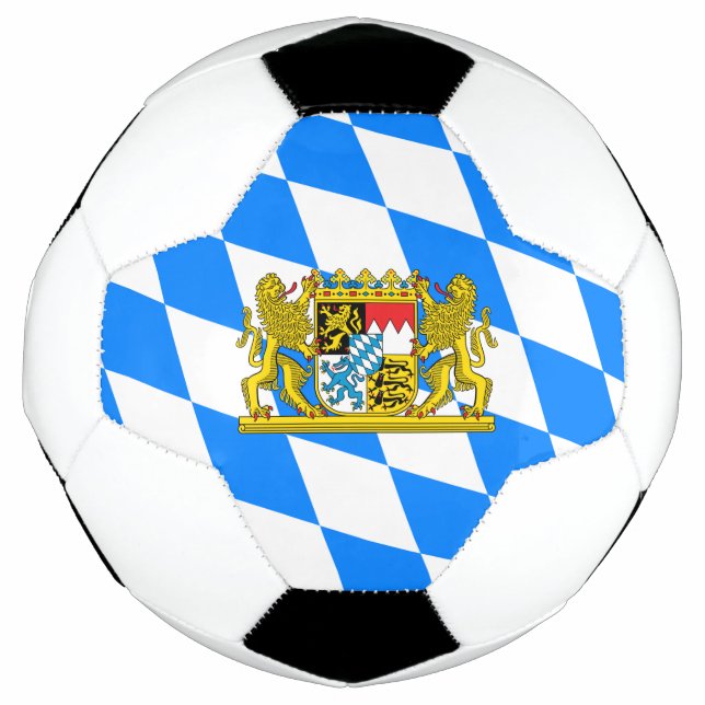 Balón De Fútbol Bandera bávara (Anverso)