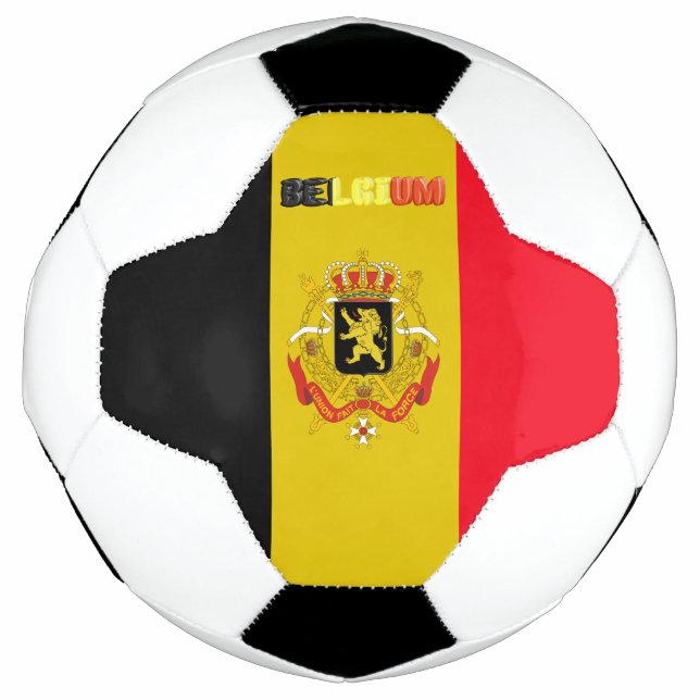 Balón De Fútbol Bandera belga (Anverso)
