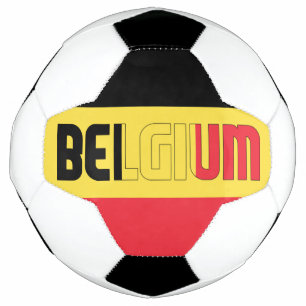 Balón De Fútbol Bandera belga Adorable Patriótico