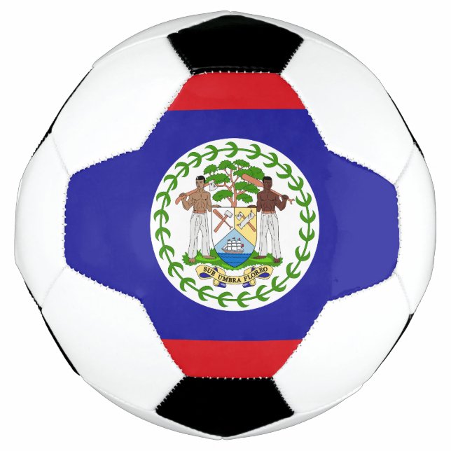 Balón De Fútbol Bandera Beliceña (Anverso)