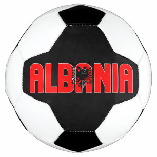 Balón De Fútbol Bandera de Albania Patriótica