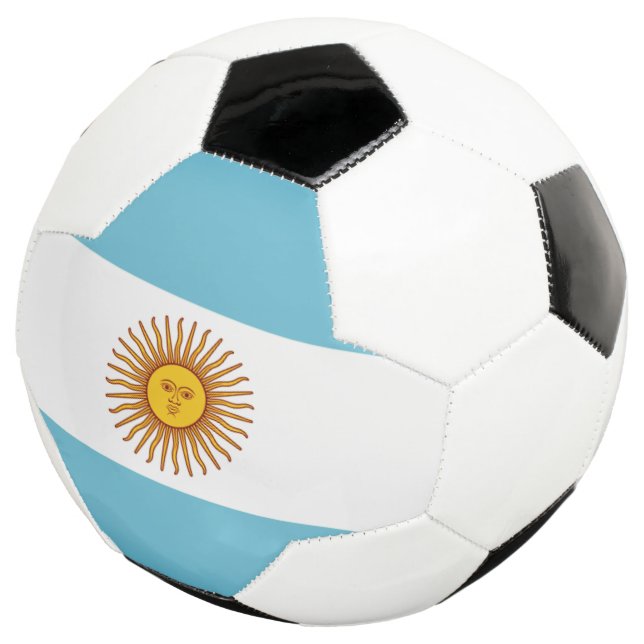 Balón De Fútbol Bandera de Argentina (Tres cuartos)