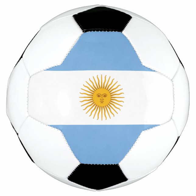 Balón De Fútbol Bandera de Argentina (Anverso)
