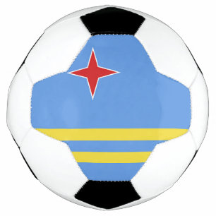 Balón De Fútbol Bandera de Aruba