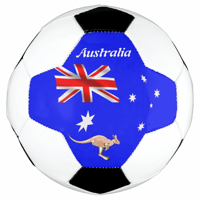 Balón De Fútbol Bandera de Australia (Anverso)