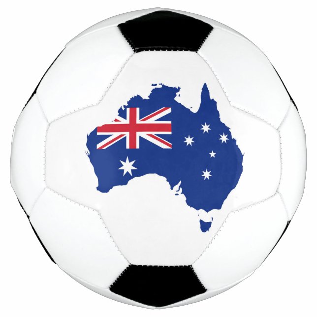 Balón De Fútbol Bandera de Australia (Anverso)