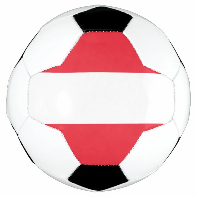 Balón De Fútbol Bandera de Austria (Anverso)