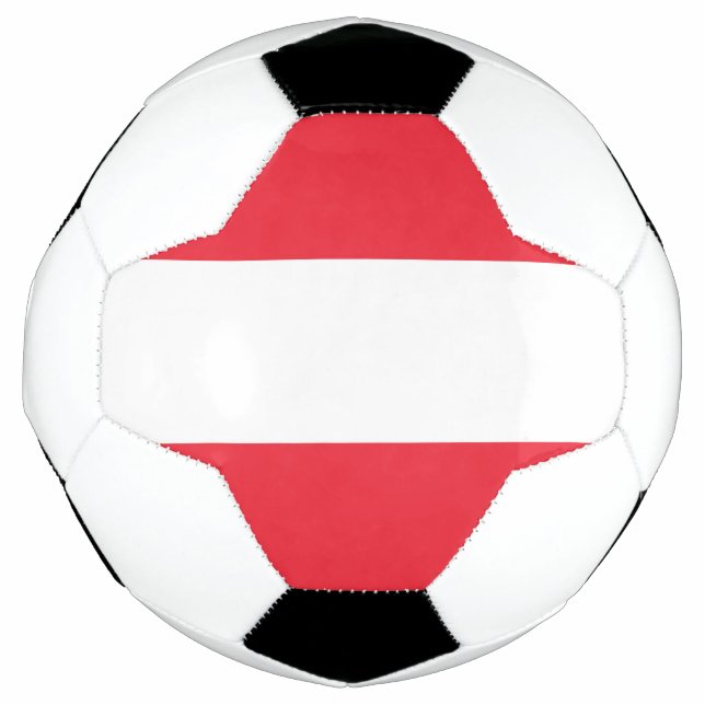 Balón De Fútbol Bandera de Austria (Anverso)