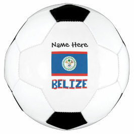 Balón De Fútbol Bandera de Belice Personalizada 