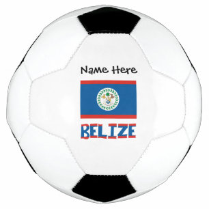 Balón De Fútbol Bandera de Belice Personalizada