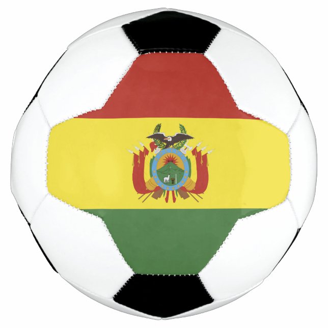 Balón De Fútbol Bandera de Bolivia (Anverso)