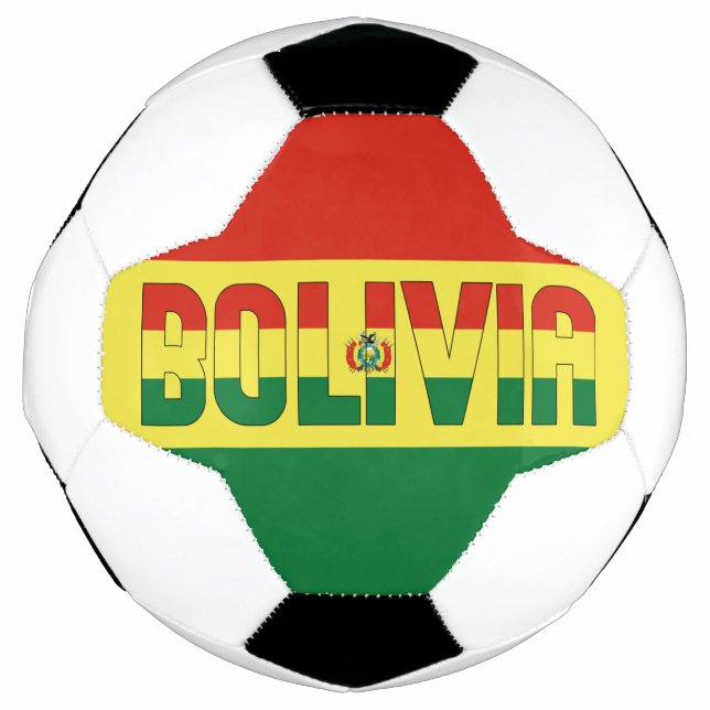 Balón De Fútbol Bandera de Bolivia Adorable Patriótico (Anverso)