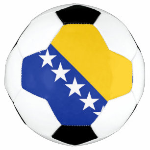 Balón De Fútbol Bandera de Bosnia y Herzegovina