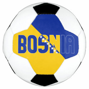 Balón De Fútbol Bandera de Bosnia y Herzegovina Adorable Patriótic