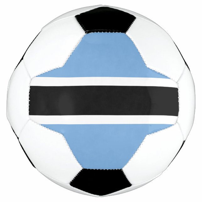 Balón De Fútbol Bandera de Botsuana (Anverso)