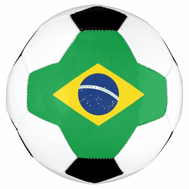 Balón De Fútbol Bandera de Brasil (Anverso)