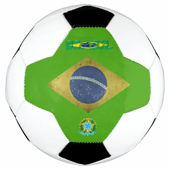 Balón De Fútbol Bandera de Brasil (Anverso)