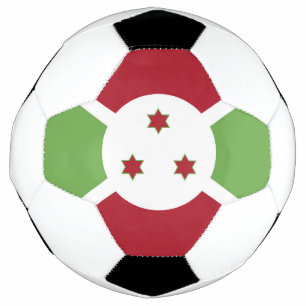 Balón De Fútbol bandera de Burundi