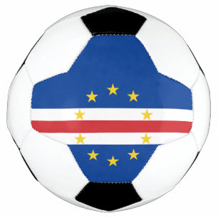 Balón De Fútbol Bandera de Cabo Verde