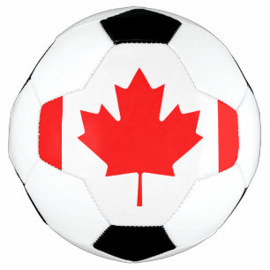 Balón De Fútbol Bandera de Canadá