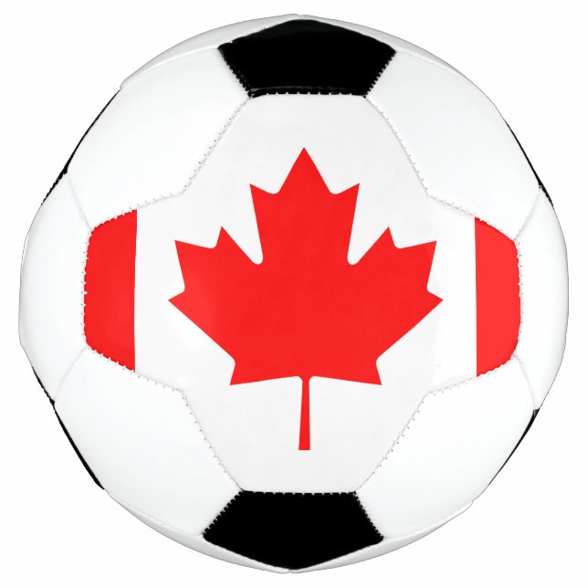 Balón De Fútbol Bandera de Canadá (Anverso)