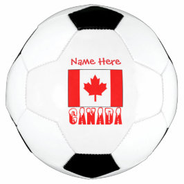 Balón De Fútbol Bandera de Canadá Personalizada