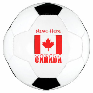 Balón De Fútbol Bandera de Canadá Personalizada