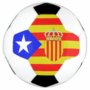 Balón De Fútbol Bandera de Cataluña
