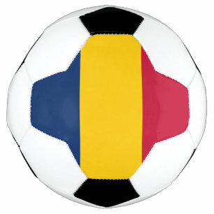 Balón De Fútbol Bandera de Chad