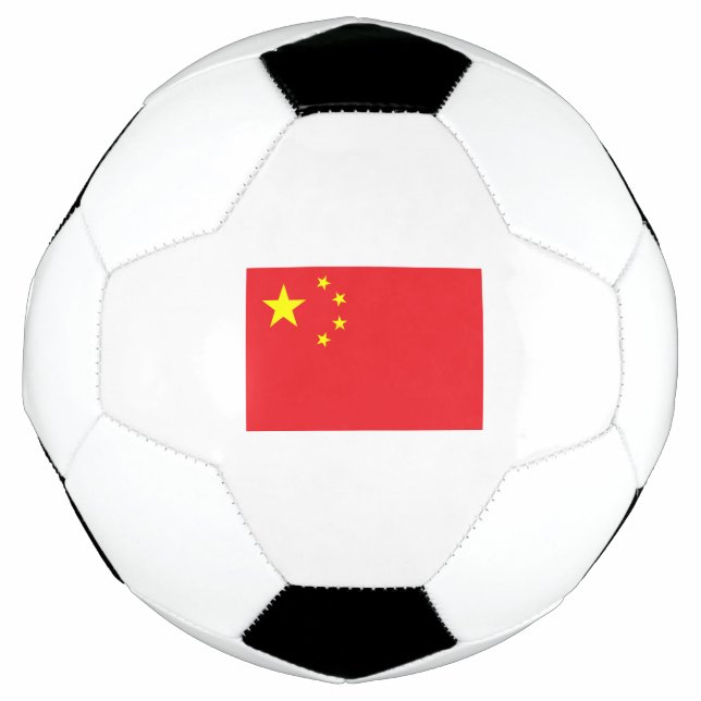 Balón De Fútbol Bandera de China (Anverso)